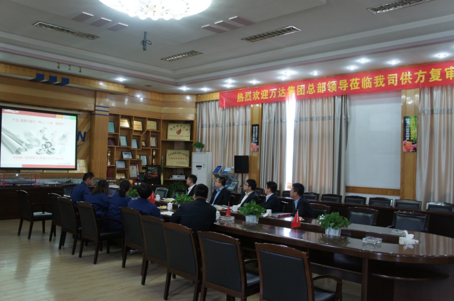 萬達集團總部領導蒞臨我司供方復審 萬達集團總部領導蒞臨贏勝江蘇節能有限公司供方復審